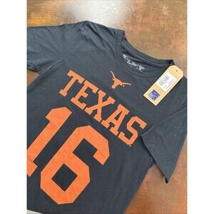 The Victory Texas Longhorns Arch Manning #16 Black Tee UT University of Texas XL
